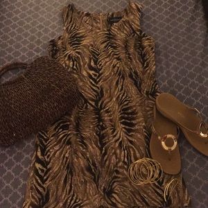 John Roberts Petite - animal print dress